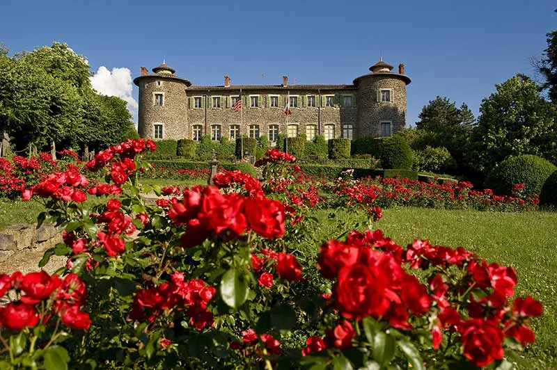 Chateau Marquis Lafayette Haute-Loire, Auvergne, jardin
