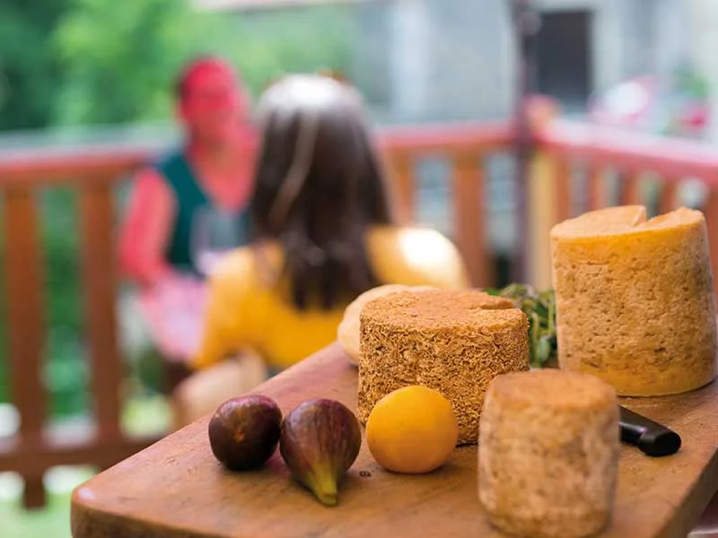 Tabla de quesos en Haute-Loire