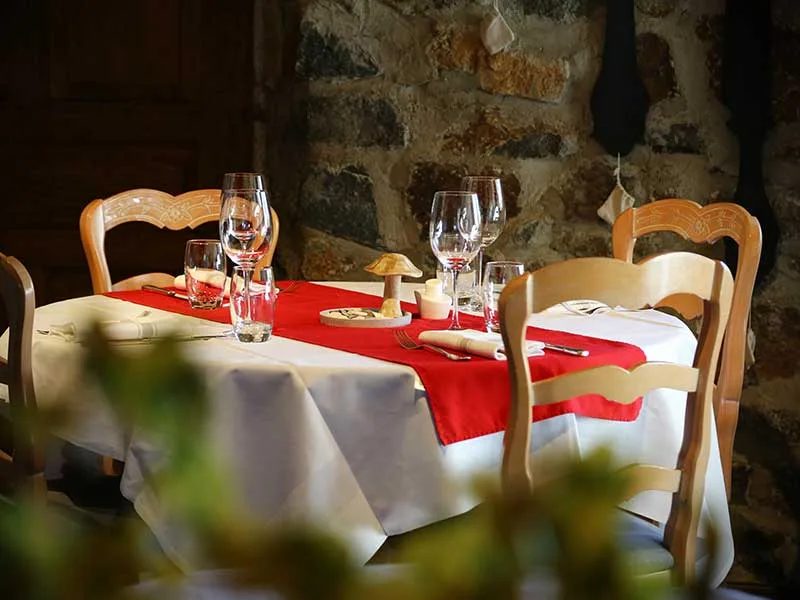 Tabla de restaurantes en Haute-Loire, Auvergne