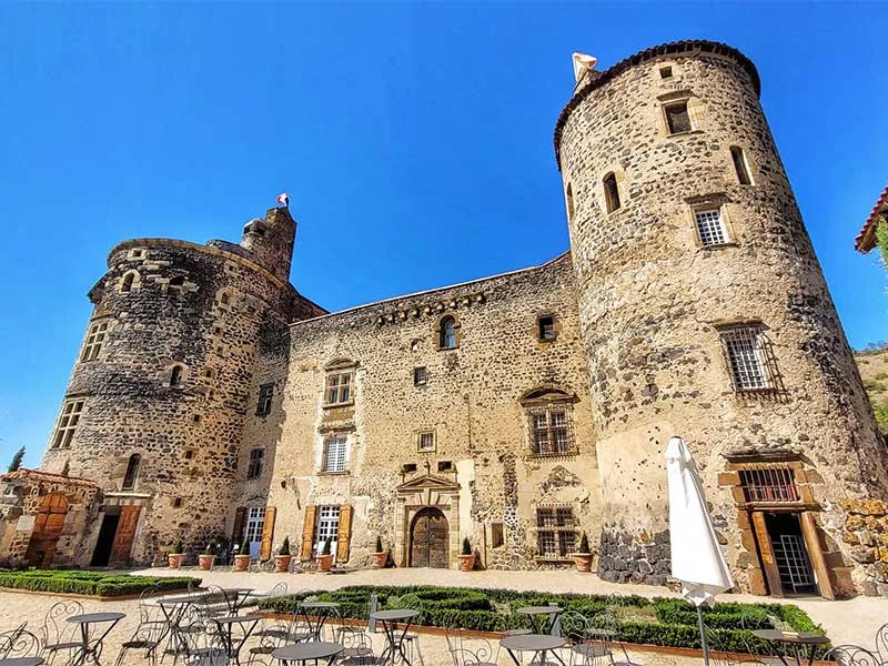 The castle of Saint-Vidal in Haute-Loire, Auvergne