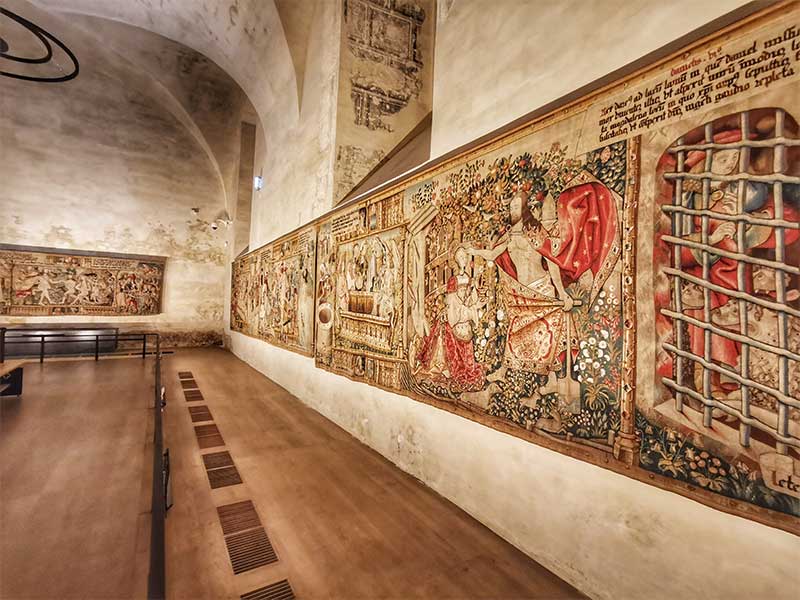 Scènes de l’Ancien et du Nouveau testament provenant des tapisseries de La Chaise-Dieu en Haute-Loire, Auvergne