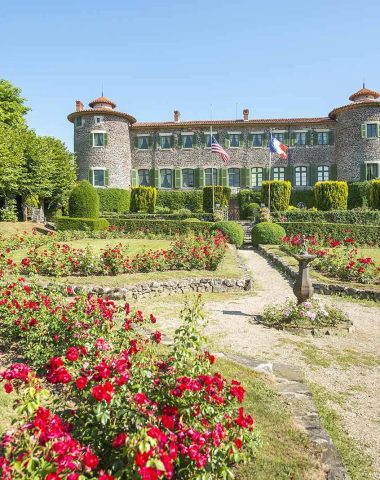 Chateau Marquis Lafayette Haute-Loire, Auvergne, giardino