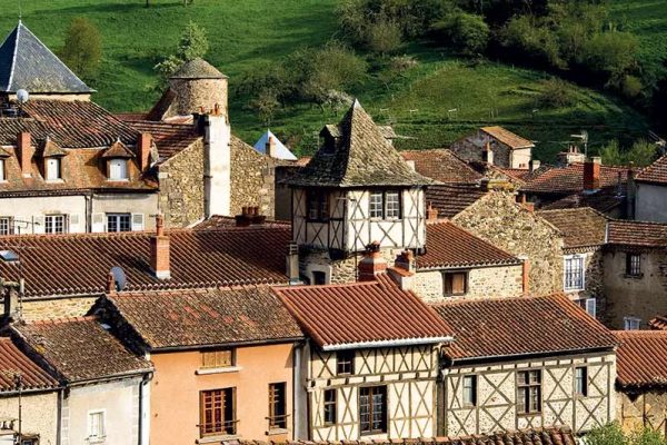 Know-how-Erbe in der Haute-Loire in der Auvergne Blesle
