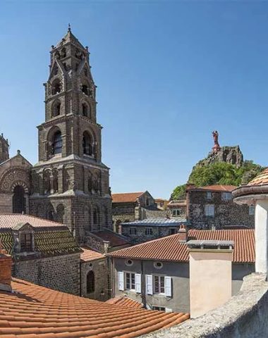 Cathedral of Our Lady of Puy-en-Velay in Auvergne, Haute-Loire, Puy-en-Velay,