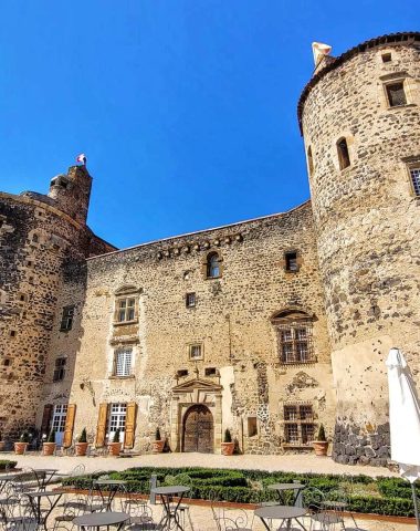 Fortaleza Saint Vidal, patrimonio, Alto Loira Auvernia, castillo