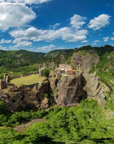 Arlempof die schönsten historischen Dörfer Haute-Loire, Auvergne