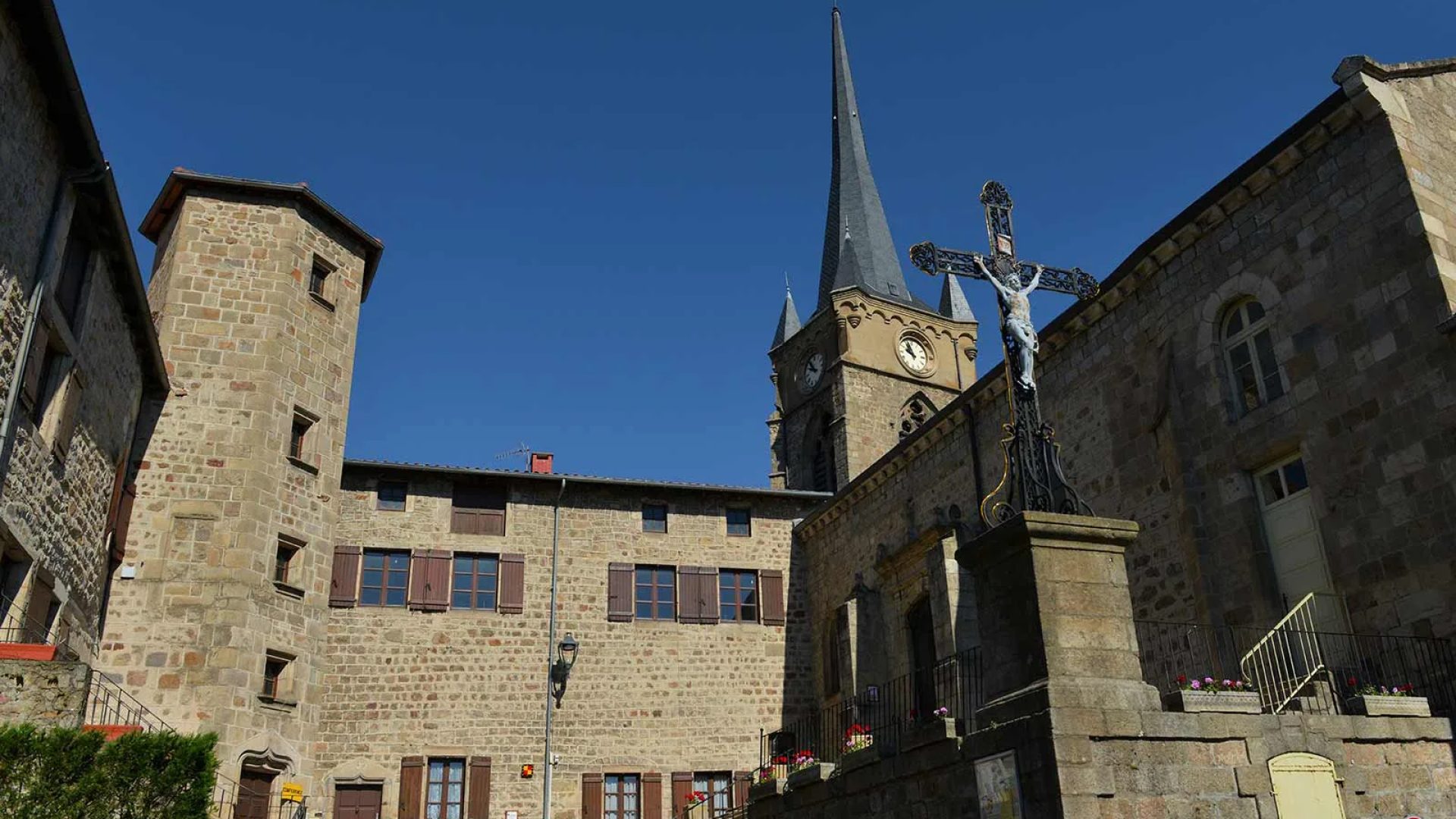 Saint Pal en Chalencon kleine stadjes met karakter, erfgoed, Haute-Loire, Auvergne