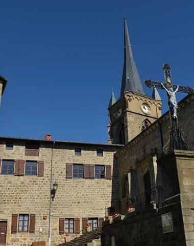 Monastier sur Gazeille kleine Städte mit Charakter, Kulturerbe, Haute-Loire, Auvergne