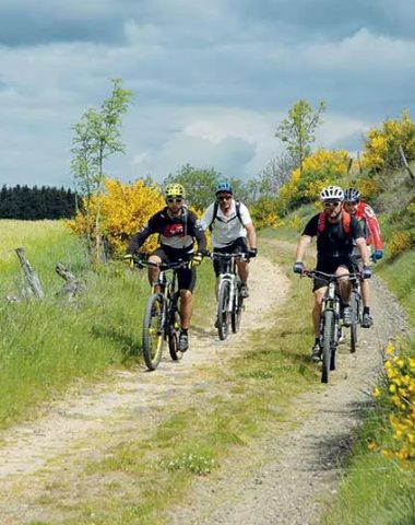 FFC-Mountainbike-Gebiet der Allier-Schluchten, Haute-Loire, Auvergne