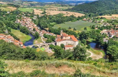 Lavoûte-Chilhac, nelle Gole dell'Allier in Alta Loira, Alvernia