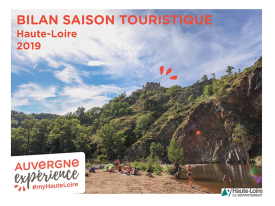 Bilan touristique Haute-Loire 2019